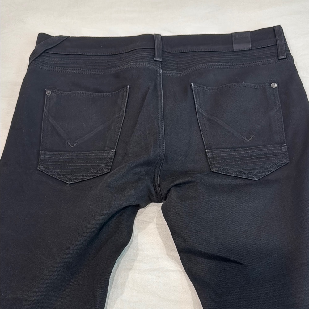 Hudson Jeans Black Skinny Jeans Stretchy Denim